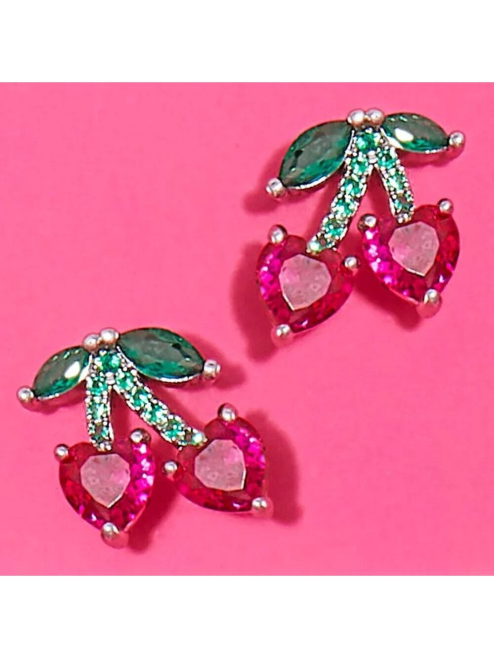 Cherry Fruit Stud Earrings - Never Worn, Charmed Aroma - Picture 2 of 4